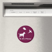 Labrador und Falcony Magnet (In Situ (Geschirrspüler))