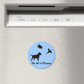Labrador und Falcony Magnet (In Situ (Geschirrspüler))