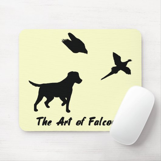 Labrador und Falcony Mousepad (Mit Mouse)