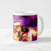 Labrador und Leuchtturm Jumbo-Tasse (Vorderseite Rechts)