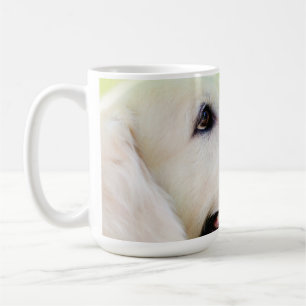 Labrador und Schmetterlingswirbel Kissen Kaffeetasse