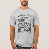 Labrador und Vater T-Shirt (Vorderseite)