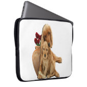 Labrador und Welpen Laptopschutzhülle (Vorne Rechts)
