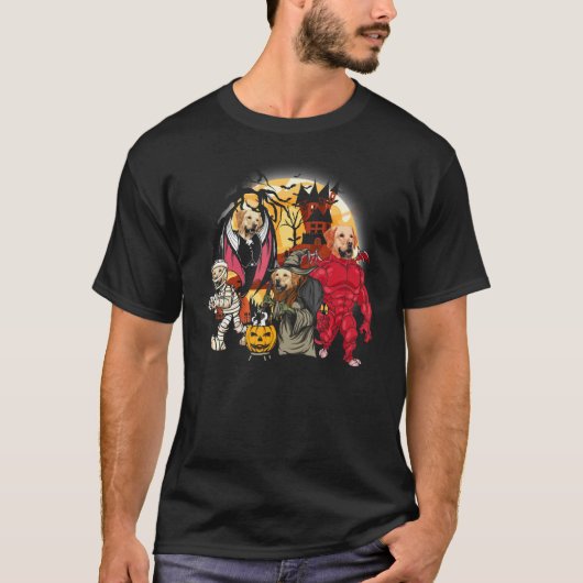 Labrador Vampire Mummy Evil Hexenmeisterschaft T-Shirt (Vorderseite)