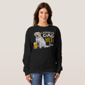 Labrador Vater Beer Sweatshirt (Vorne ganz)
