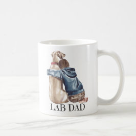 Labrador Vater, Besitzer des Proud Labrador Retrie Kaffeetasse