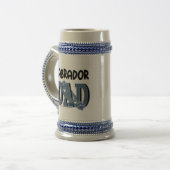 Labrador-VATER Bierglas (Vorderseite Links)