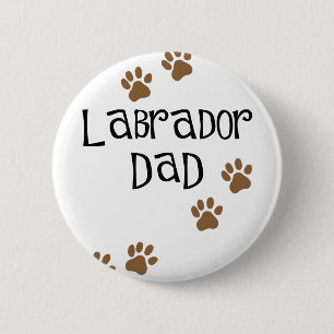 Labrador-Vater Button