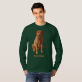 Labrador Vater Fox Red Yellow Labrador Retriever D T-Shirt (Vorne ganz)