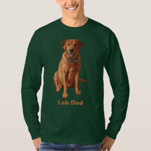 Labrador Vater Fox Red Yellow Labrador Retriever D T-Shirt