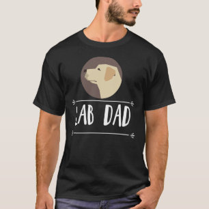 Labrador Vater Gelbes Labrador Retriever Dog 221 T-Shirt