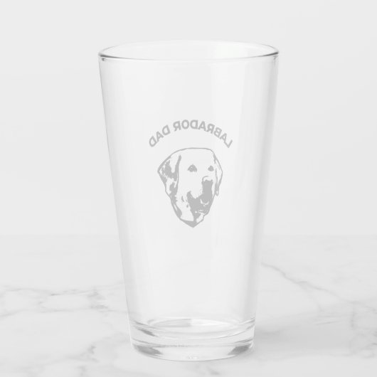 Labrador Vater Glas (Rückseite)