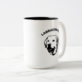 Labrador Vater Kaffeemaschine Tasse (VorderseiteRechts)