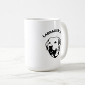 Labrador Vater Kaffeemaschine Tasse (VorderseiteRechts)