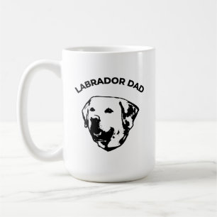 Labrador Vater Kaffeemaschine Tasse
