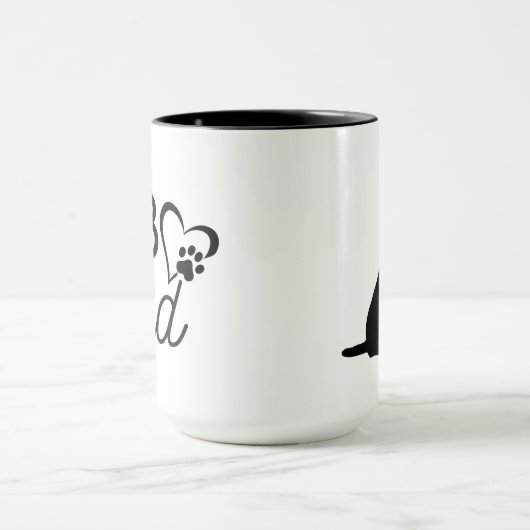 "Labrador Vater" Kaffeepause Tasse (Zentrum)