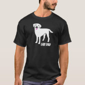 Labrador Vater Labrador Retriever Eigentümer T-Shirt (Vorderseite)