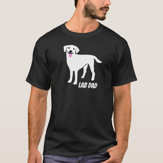 Labrador Vater Labrador Retriever Eigentümer T-Shirt (Vorderseite)