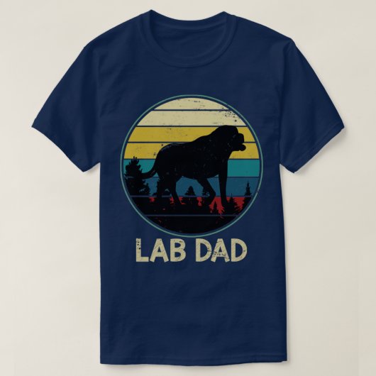 Labrador Vater Labrador T-Shirt (Design vorne)