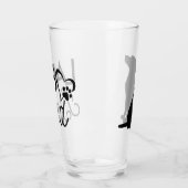 "Labrador Vater" Pint Glass Glas (Links)