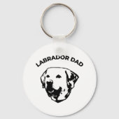Labrador Vater Schlüsselanhänger (Vorderseite)