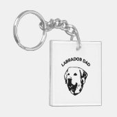 Labrador Vater Schlüsselanhänger (Vorderseite links)