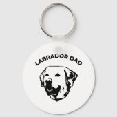Labrador Vater Schlüsselanhänger (Rückseite)