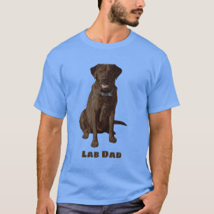 Labrador Vater Schokolade Labrador Retriever T-Shirt