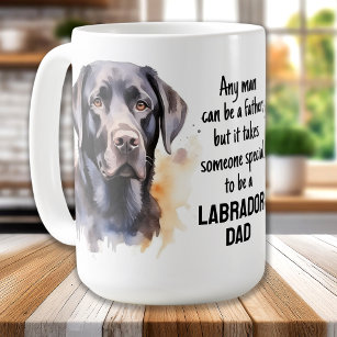 Labrador Vater - Schwarzer Lab Hundelover - Vatert Kaffeetasse