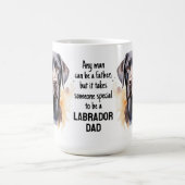 Labrador Vater - Schwarzer Lab Hundelover - Vatert Kaffeetasse (Mittel)