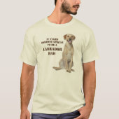 Labrador-Vater-T - Shirt (Vorderseite)