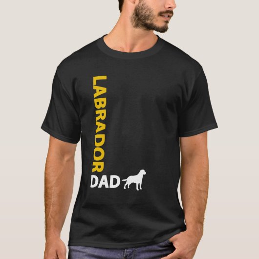 Labrador-Vater T-Shirt (Vorderseite)