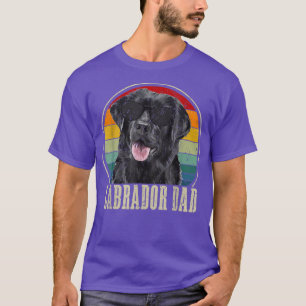 Labrador-Vater Vintage-Sonnenbrille Lustiger Daddy T-Shirt