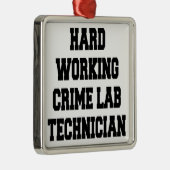 Labrador von harter Arbeitskriminalität Ornament Aus Metall (Rechts)