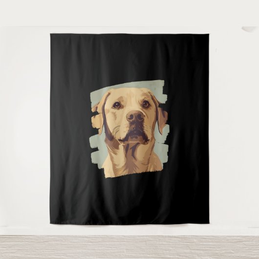 Labrador Wandteppich (Vorderseite)