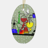 LABRADOR WARE - LABOR GLASSWARE MAD WISSENSCHAFTLE KERAMIKORNAMENT (Links)
