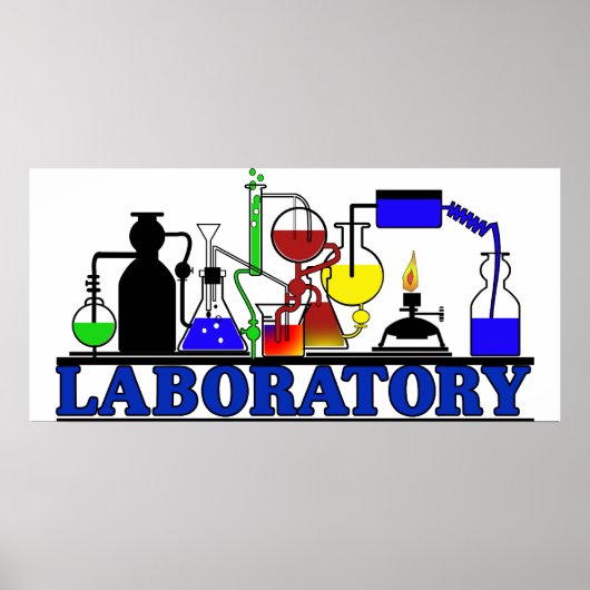 LABRADOR WARE LABOR GLASSWARE SETUP POSTER (Vorne)