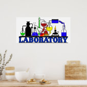 LABRADOR WARE LABOR GLASSWARE SETUP POSTER (Küche)