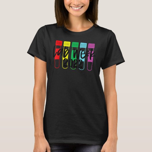Labrador Week 2022 Colorful Scien T-Shirt (Vorderseite)