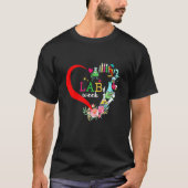 Labrador Week 2022 Laboratory Tech Heart Technolog T-Shirt (Vorderseite)