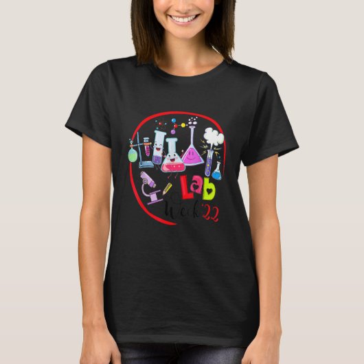 Labrador Week 2022 Laboratory Tech Technologist T-Shirt (Vorderseite)