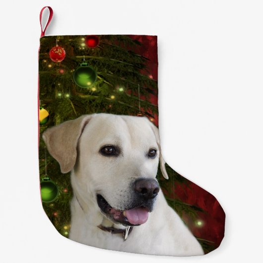 Labrador-Weihnachten Kleiner Weihnachtsstrumpf (Vorderseite)