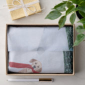 Labrador-Weihnachten mit Schneemann Seidenpapier (Geschenk)