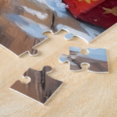 Labrador Weihnachten unter dem Baum Puzzle (Seite)
