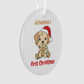 Labrador Weihnachten Weihnachten Ornament (Vorderseite)