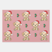 Labrador Weihnachts-Wintertiere Holiday Dog Geschenkpapier Set (Vorderseite 2)