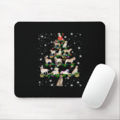 Labrador Weihnachtsbaum bedeckt durch Blitzlicht Mousepad (Mit Mouse)