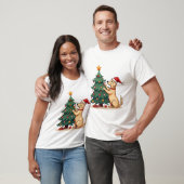 Labrador-Weihnachtsbaum-Helfer T-Shirt (Unisex)