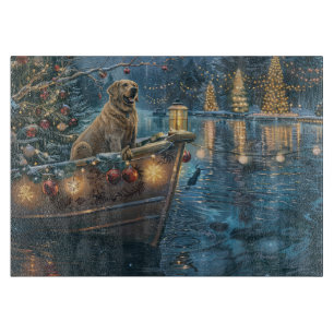 Labrador Weihnachtsfestliche Reise Schneidebrett