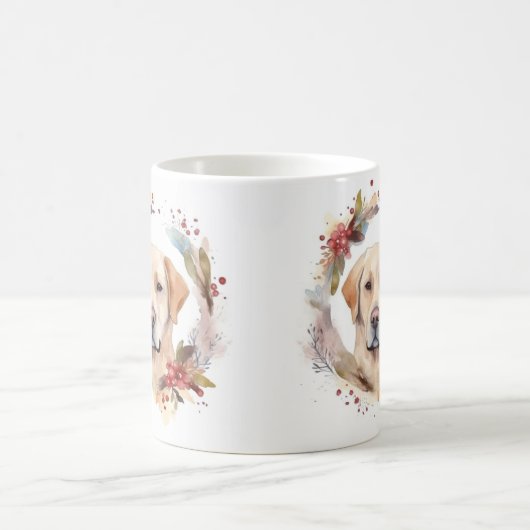 Labrador Weihnachtsmann Kaffeetasse (Mittel)